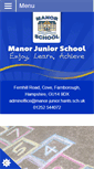 Mobile Screenshot of manorjunior.com